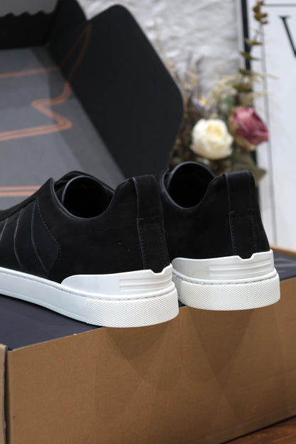 SECOND SKIN MEN’S SNEAKERS – CROCODILE LEATHE