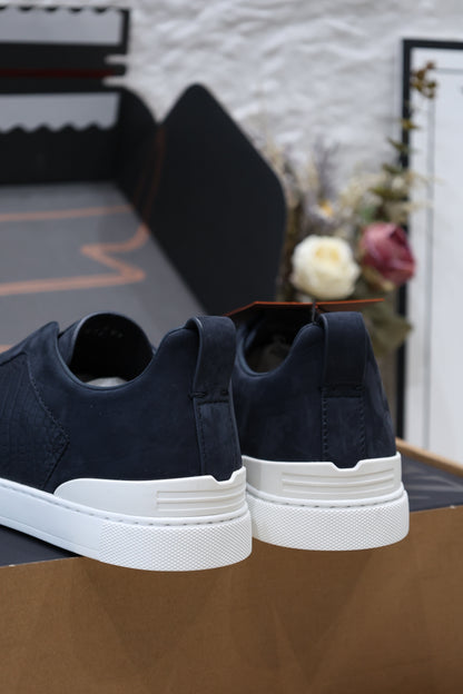 SECOND SKIN MEN’S SNEAKERS – CROCODILE LEATHE