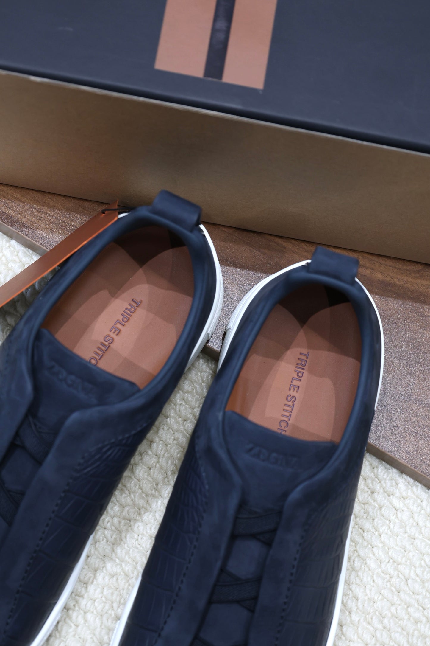 SECOND SKIN MEN’S SNEAKERS – CROCODILE LEATHE