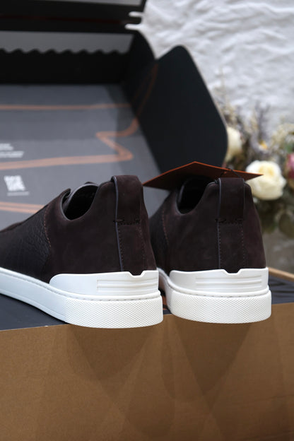 SECOND SKIN MEN’S SNEAKERS – CROCODILE LEATHE